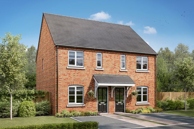 Thumbnail Semi-detached house for sale in "The Alnwick" at Langate Fields, Long Marston, Stratford-Upon-Avon