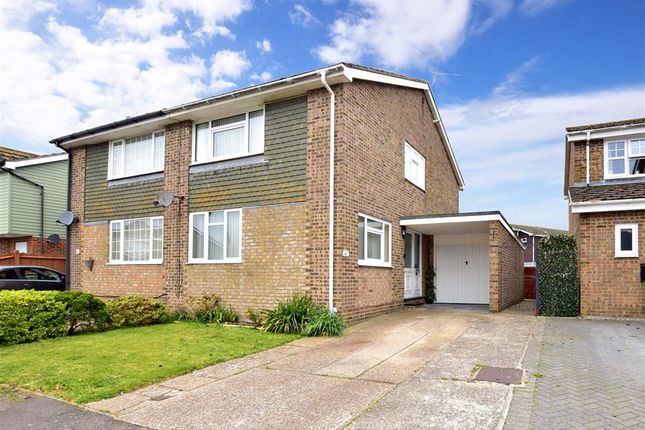 Thumbnail Semi-detached house for sale in Kingfisher Avenue, Hythe, Kent