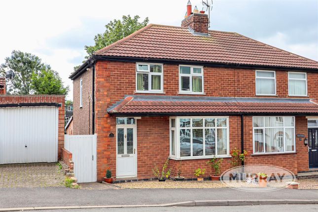 Semi-detached house for sale in The Crescent, Melton Mowbray, Leics.