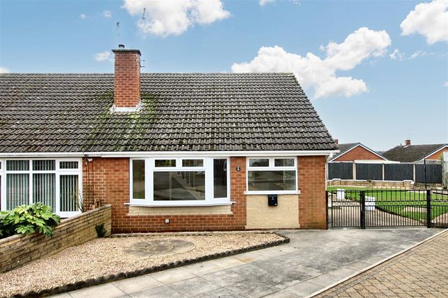 Thumbnail Semi-detached bungalow for sale in Mansell Close, Eastwood, Nottingham
