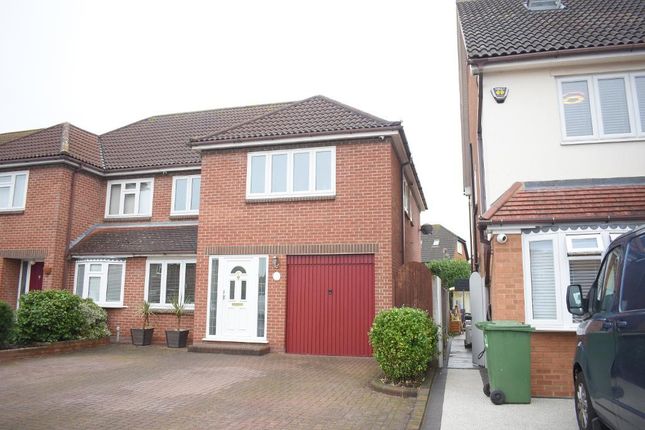 Semi-detached house for sale in Swanbourne Drive, Hornchurch, Essex RM12