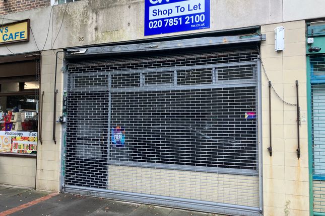 Retail premises to let in Vauxhall Street, London