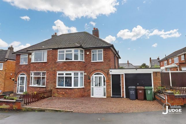 Semi-detached house for sale in Charles Drive, Anstey, Leicester