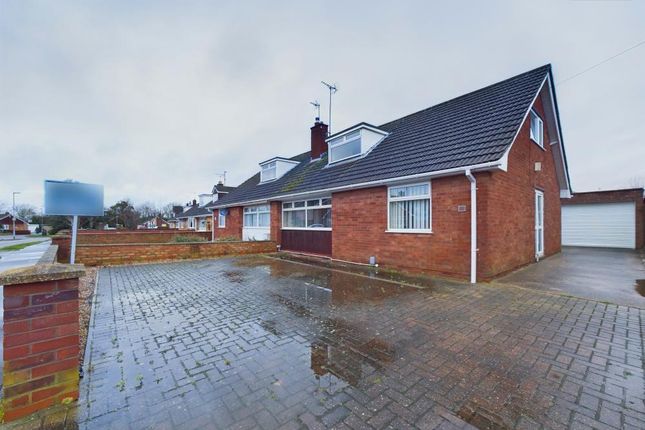 Thumbnail Semi-detached bungalow for sale in Snoots Road, Whittlesey, Peterborough