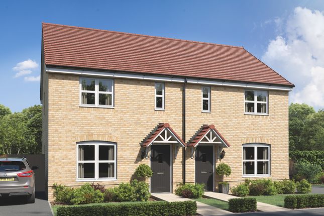Thumbnail Semi-detached house for sale in "The Danbury" at Kipling Way, Overstone, Northampton