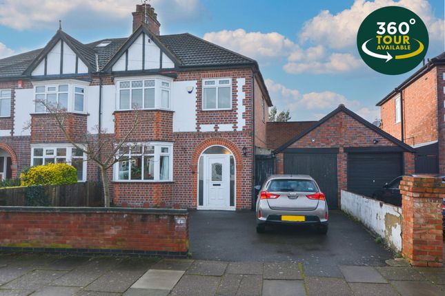 Thumbnail Semi-detached house for sale in Craighill Road, Knighton, Leicester