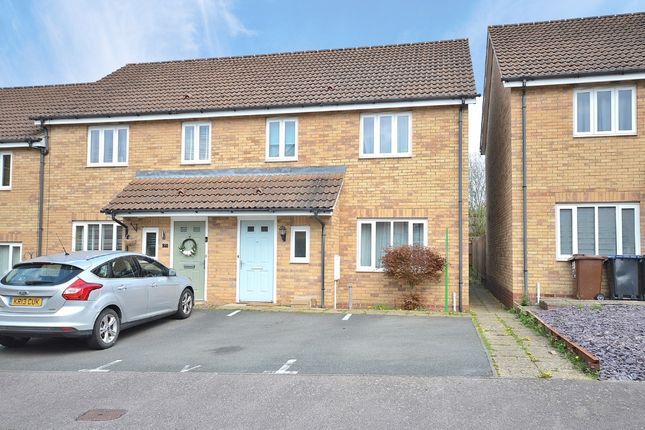 Thumbnail End terrace house to rent in Howards Way, Northampton