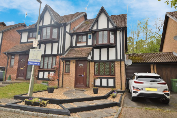 Semi-detached house for sale in Suffolk Close, Bagshot