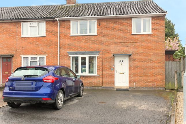 Thumbnail Town house for sale in Margaret Crescent, Wigston, Leicester