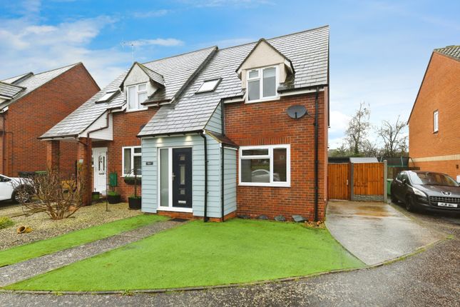 Thumbnail Semi-detached house for sale in Larkspur Close, Witham, Essex