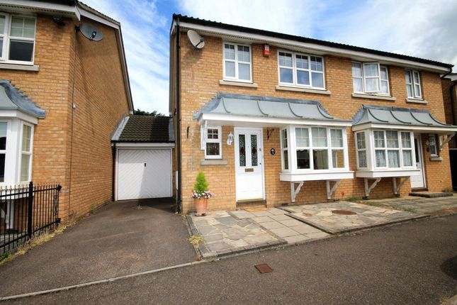 Thumbnail Semi-detached house for sale in Kershaw Close, Hornchurch