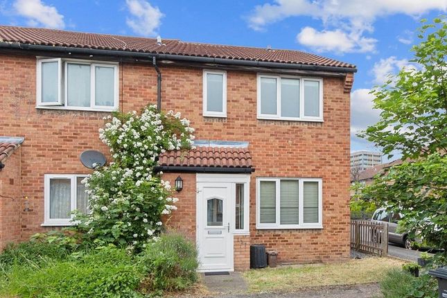 Thumbnail End terrace house for sale in Brangwyn Crescent, Colliers Wood, London