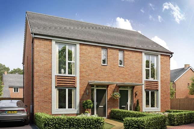 Thumbnail Semi-detached house for sale in "The Houghton" at Pear Tree Drive, Broomhall, Worcester