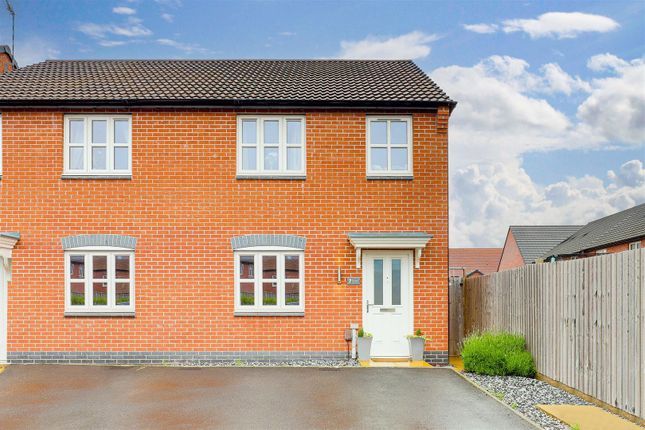 Thumbnail Semi-detached house for sale in Cranswick Close, Linby, Nottinghamshire