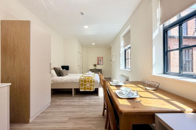 Studio flat on 50 Oracle Roden Street, Nottingham, £910/mo