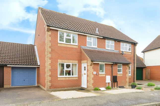 Thumbnail Semi-detached house for sale in Woodhouse Close, Sheringham