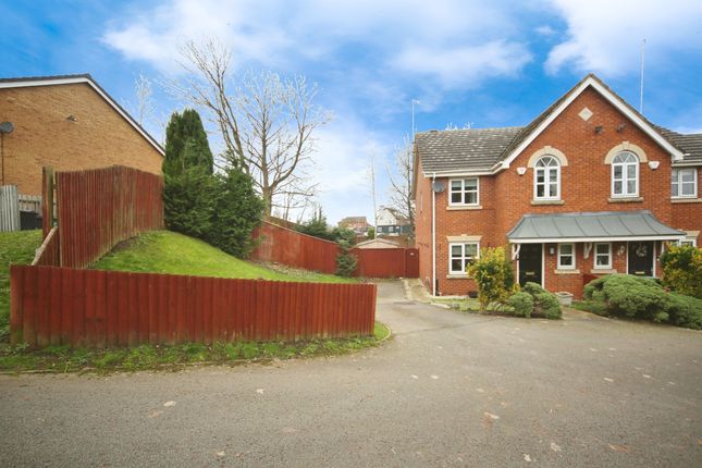 Thumbnail End terrace house for sale in Pipe Close, Redditch