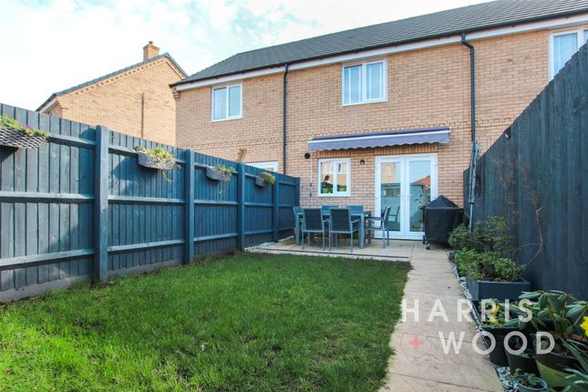 Terraced house for sale in Daisy Close, Capel St. Mary, Ipswich, Suffolk
