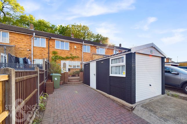 Thumbnail Terraced house for sale in Winsford Way, Costessey, Norwich