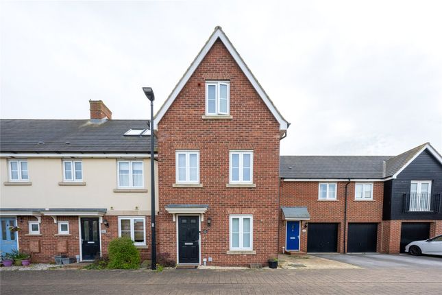 Thumbnail End terrace house for sale in Greenside Close, Wixams, Bedford, Bedfordshire