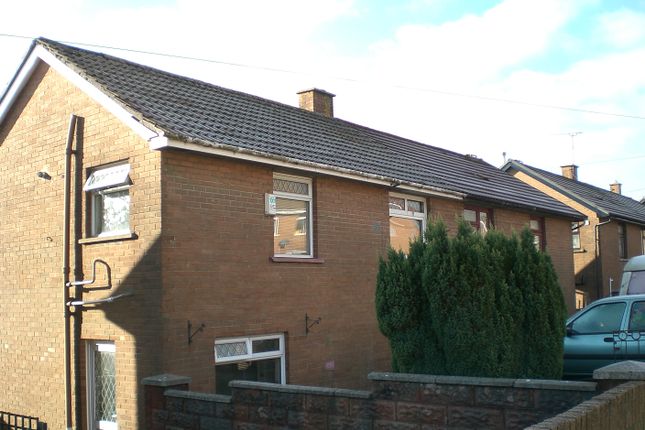 Thumbnail Semi-detached house to rent in Heol Fawr, Caerphilly
