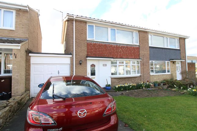 Thumbnail Semi-detached house for sale in Gracefield Close, Chapel Park, Newcastle Upon Tyne