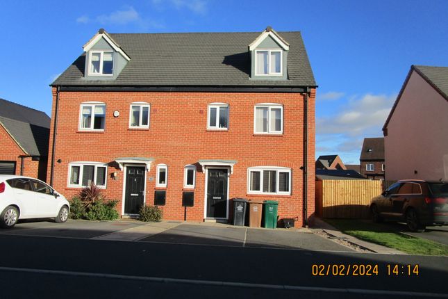Thumbnail Semi-detached house to rent in Linstock Way, Derby