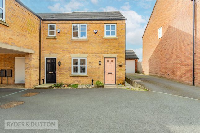 Thumbnail End terrace house for sale in Larchfield Close, Royton, Oldham, Greater Manchester