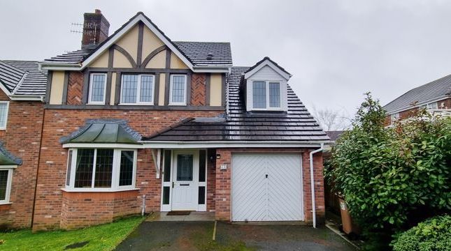 Thumbnail Detached house to rent in Lon Yr Ysgol, Bedwas, Caerphilly