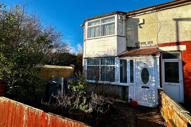Thumbnail End terrace house for sale in Westbank Avenue, Blackpool