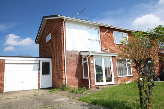 Thumbnail Semi-detached house for sale in Winchester Gardens, Barham, Ipswich, Suffolk