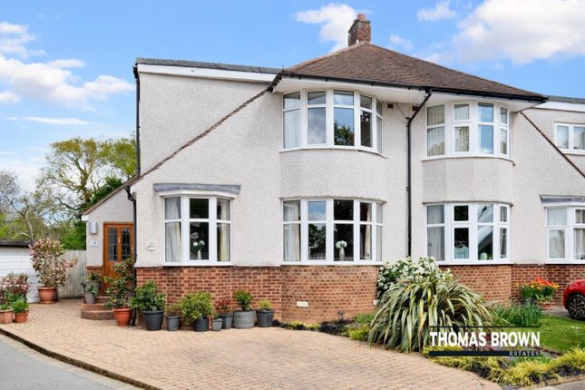 Semi-detached house for sale in Langley Gardens, Petts Wood, Orpington