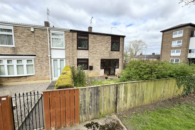 Thumbnail End terrace house for sale in Oakfield, Newton Aycliffe, Durham