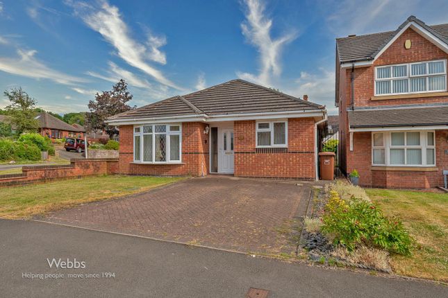 Thumbnail Detached bungalow for sale in Keys Close, Hednesford, Cannock