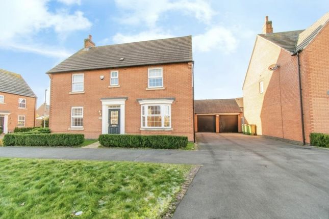 Thumbnail Detached house for sale in Wright Close, Leicester