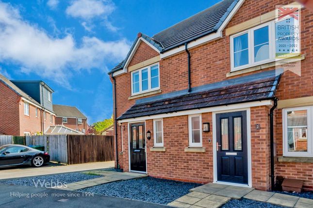 Thumbnail Semi-detached house to rent in Violet Close, Huntington, Cannock