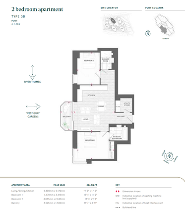 Flat for sale in Duke Of Wellington Avenue, London