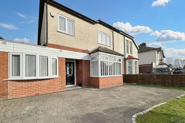 Semi-detached house for sale in Rosewood Crescent, Walkerville, Newcastle Upon Tyne