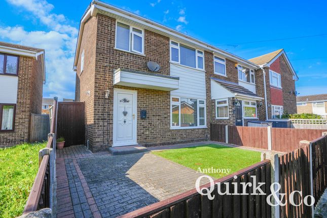 Thumbnail End terrace house for sale in Chiltern Approach, Canvey Island