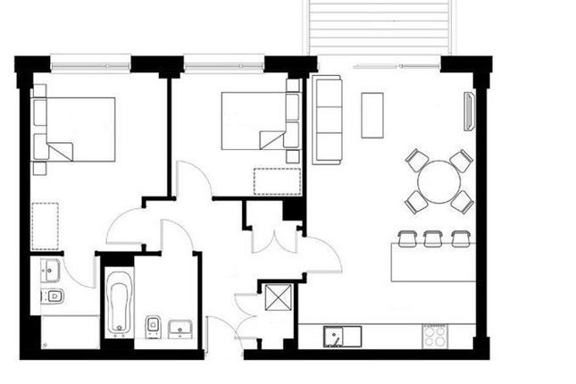 Flat to rent in Youngman Place, Taunton