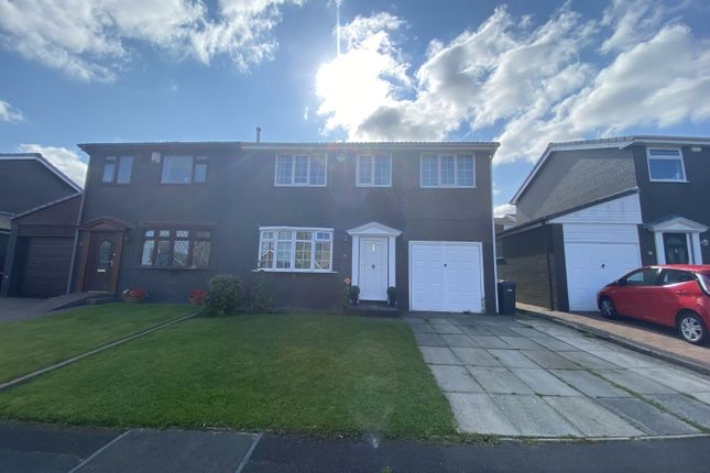 Thumbnail Semi-detached house for sale in Birkenhills Drive, Ladybridge, Bolton, Greater Manchester
