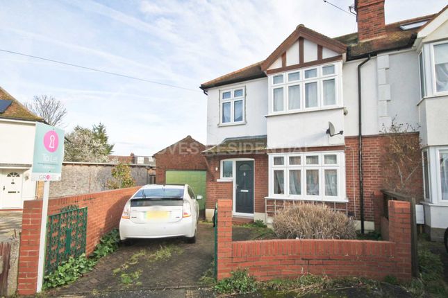 Thumbnail Semi-detached house to rent in Long Walk, New Malden