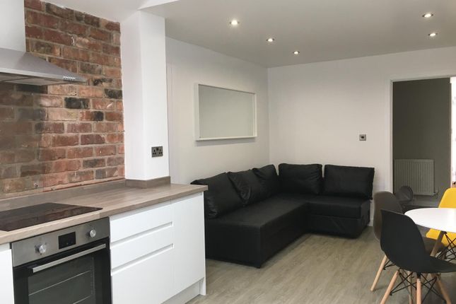 Modern Open-Plan Living Area With A Fitted Kitchen...
