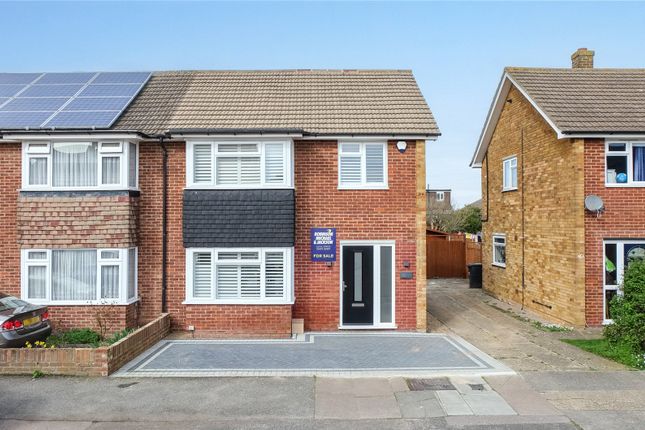 Semi-detached house for sale in Leander Drive, Gravesend, Kent