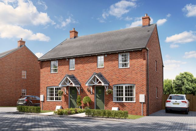 Thumbnail Semi-detached house for sale in "Ellerton" at Armstrongs Fields, Broughton, Aylesbury