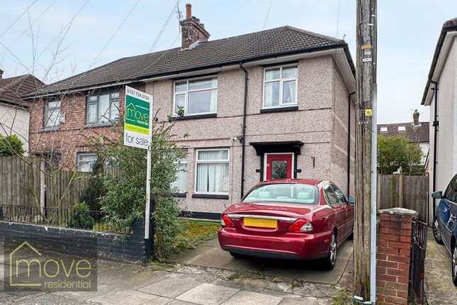 Semi-detached house for sale in Dunham Road, Wavertree, Liverpool