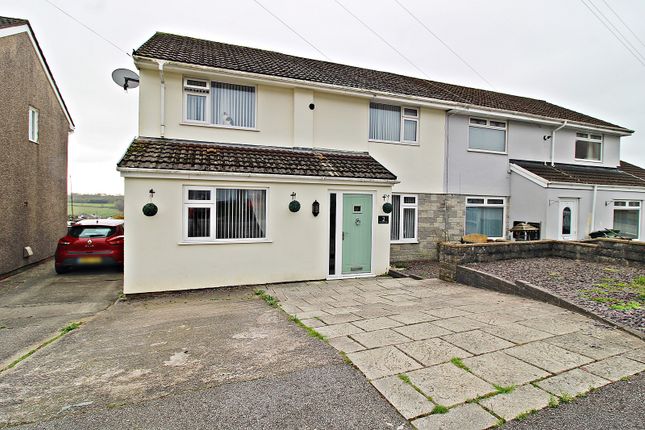 Semi-detached house for sale in St. Lukes Close, Llanharan, Pontyclun, Rhondda Cynon Taff.