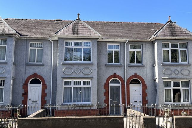 Terraced house for sale in Queensway, Llandovery, Carmarthenshire.