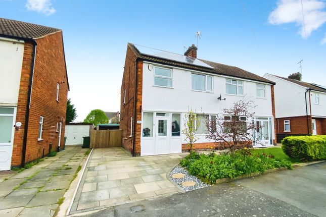 Thumbnail Semi-detached house for sale in Wardens Walk, Leicester Forest East