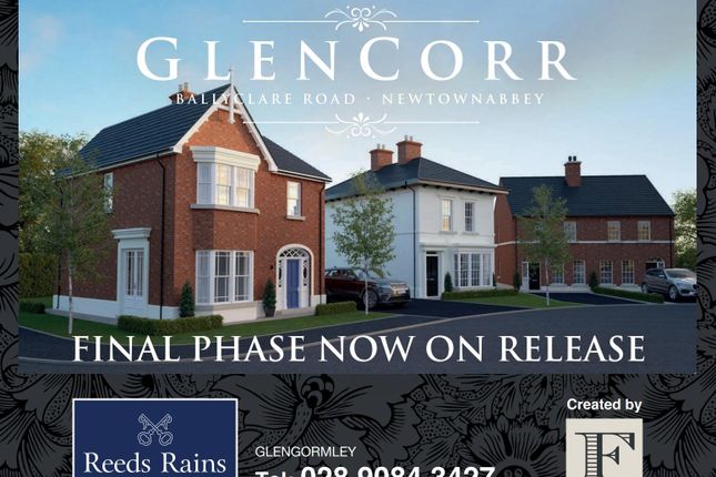 Semi-detached house for sale in Glen Corr, Ballyclare Road, Newtownabbey